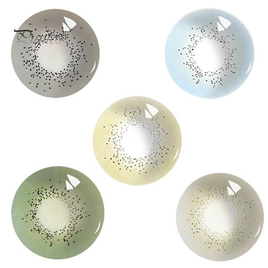 1 пара контактных линз диаметром 8,5 мм, цветные, удобные в ношении, многофункциональные носочные линзы с неионогенным гидрогелем для повседневной жизни