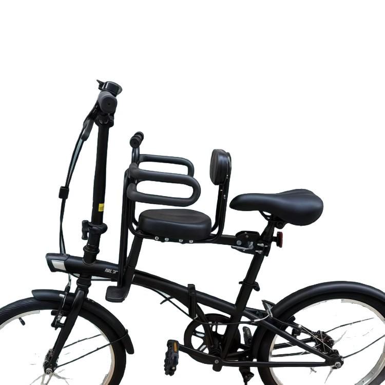 Quick Release Folding Bike Child Seat with Guardrail