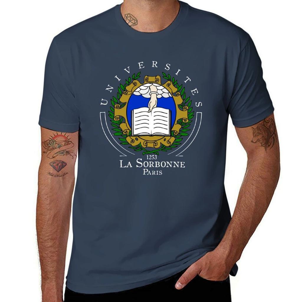 Universite Paris La Sorbonne Tshirt Casual Holiday Short Sleeve Tee
