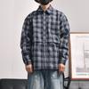 2024 Letter Long Sleeve Shirt Japanese Hong Kong Style Ins Loose Shirt Boys Summer Trendy Versatile Casual Coat