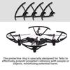 Plastic Propeller Guard Protector Black Quadcopter Prop Bumper  for DJI Tello Drone