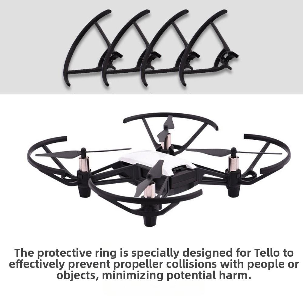 Plastic Propeller Guard Protector Black Quadcopter Prop Bumper  for DJI Tello Drone