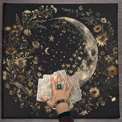 Портативные Моющиеся Ткани для Чтения Мистический Бархат Ритуальная Ткань Прочные Коврики для Церемоний Гадания