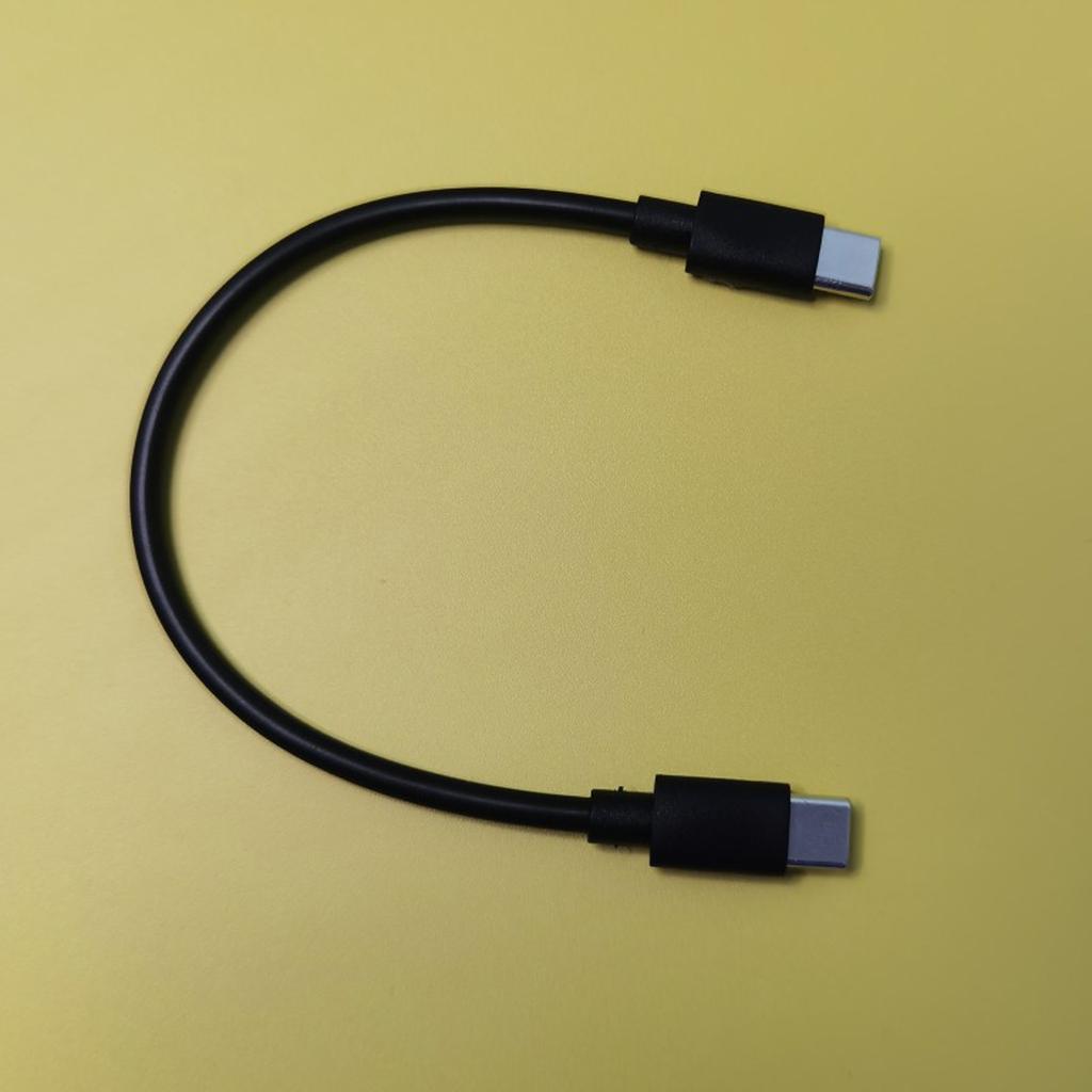 60 Вт короткий USB C - USB C зарядный кабель, 1 шт. зарядный кабель типа C для быстрой зарядки телефона 15 сотового телефона планшета