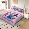 3pcs K-Pop Demon Hunters Printed Chipless Bedding Set Soft and Comfortable Dormitory Bedroom Multiple Sizes Machine Washable