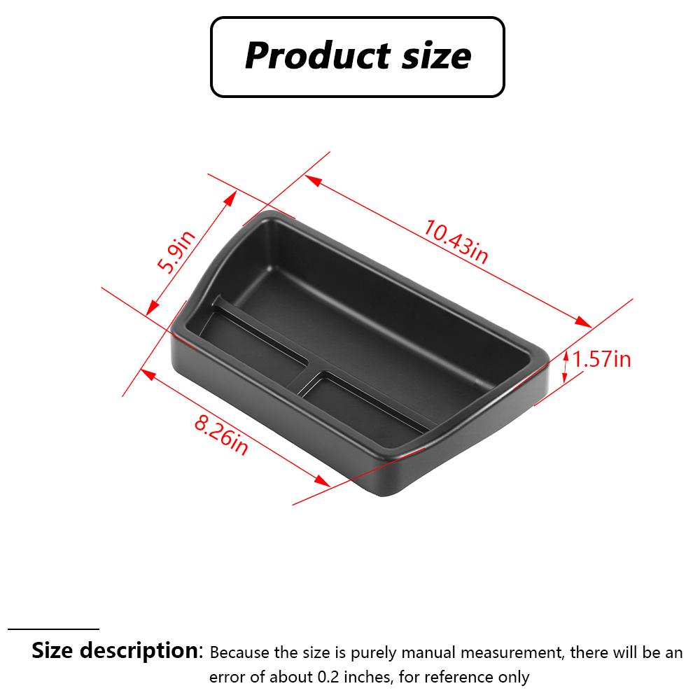 Ящик для хранения центральной консоли автомобиля, органайзер для приборной панели, лоток для Jeep Wrangler TJ 1997-2006, аксессуары, черный, 1 шт.