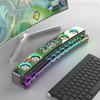 Clock Bluetooth Wireless Game Speaker Soundbar 3D Stereo Subwoofer Computer Loudspeaker with Light Soundbar for Tv Home Theater