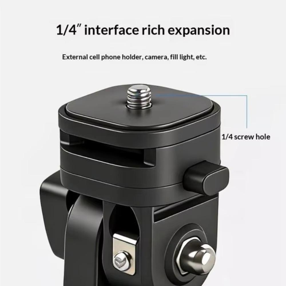180° Rotatable Cold Shoe Quick Release Light Stand Adapter 1/4" Screw Mount Bracket for Camera Smartphone Video Light Flash