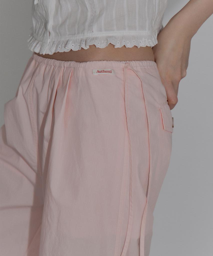 AUTHENTI Strap Wide Pants_Pink