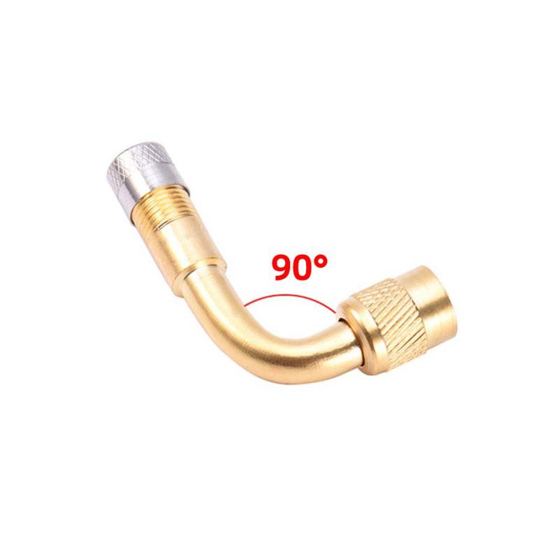 1/2 шт. 45/90/135 градусов латунный угловой изогнутый клапан адаптер удлинитель клапана камеры шины для автомобиля мотоцикла грузовика велосипеда