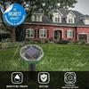 Repulsif Taupe Solaire a Ultrason,Lot de 4 Anti Taupe, Anti Taupe Solaire Vibration Et Ultrasons, IP65 Impermeable, Repulsifs Solair