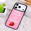 Proud Vegan life quote phrase Shockproof Phone Case for iPhone 17 Air 16e 15 11 12 14 13 Pro Max Cover Coque