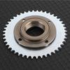 78mm OD 4 Hole Toothless Flywheel T8F 44T 54mm Rear Chain Sprocket Steel Alloy T8F Roller Sprocket Fits for Mini Pocket Gas Scooter ATV