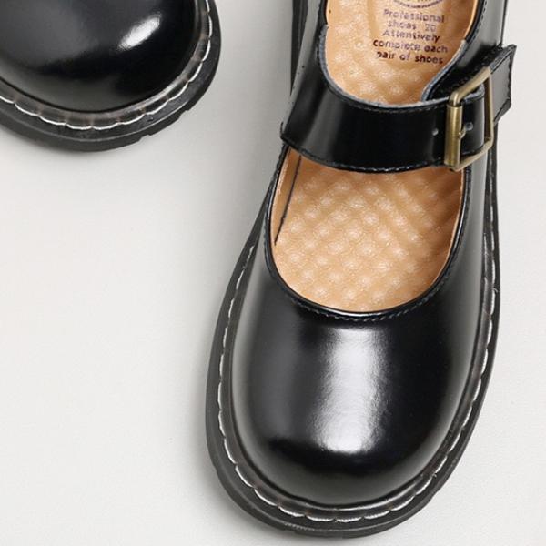 Новое поступление, винтажная обувь Мэри Джейн с пряжкой в ​​японском стиле, женская повседневная студенческая кожаная обувь с неглубоким носком, толстая подошва