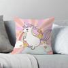 Cartoon Rainbow Horse Print Pillowcase Interior Decoration Office Living Room Home Pillowcase