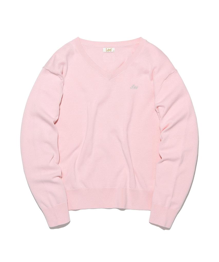 LEE Women'S V-Neck Knit Pink