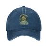 Let it Gogh Funny Vincent Van Gogh Starry Night Unstructured Baseball Cap Painting Distressed Cotton Hat Adjustable Snapback