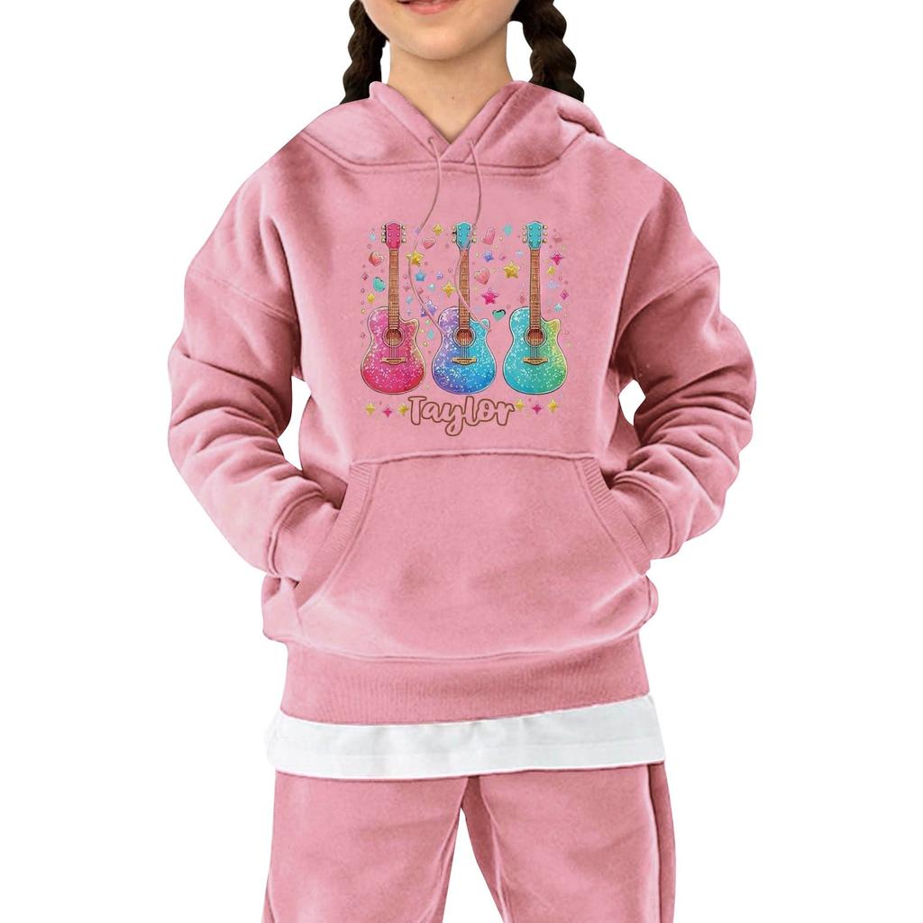 Детская флисовая толстовка с капюшоном и длинными рукавами на осень и зиму, унисекс, повседневный топ с рисунком из мультфильмов