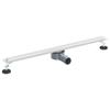360 Degrees Shower Drain with Slim Design Silver 80 Cm Stainless Steel 304