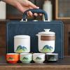 Corporate business activities gift set, simple wind tea set, gifts for customers and friends