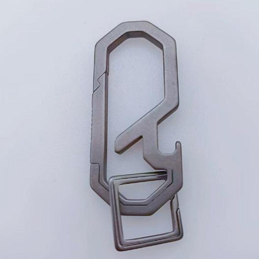 Пряжки для ключей EDC из титанового сплава, суперлегкая открывалка для бутылок, новые брелки, подвеска, инструмент для отдыха на природе