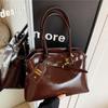 Европейские и американские ретро сумки большой вместимости женские сумки модные повседневные сумки-тоут трендовые сумки через плечо