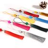 Silk Tassel Cords with Metal Caps Beads Tassel Charm Pendant Fit DIY Jewelry Making Findings