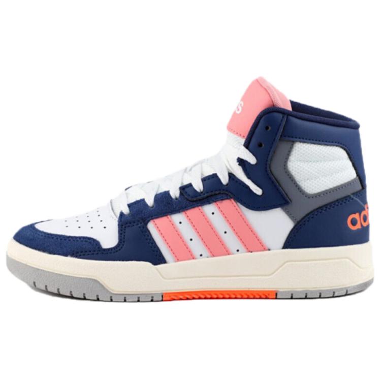 adidas Neo Entrap Mid Удобные высокие кеды для скейтбординга Женские кроссовки Синий Розовый EH1451