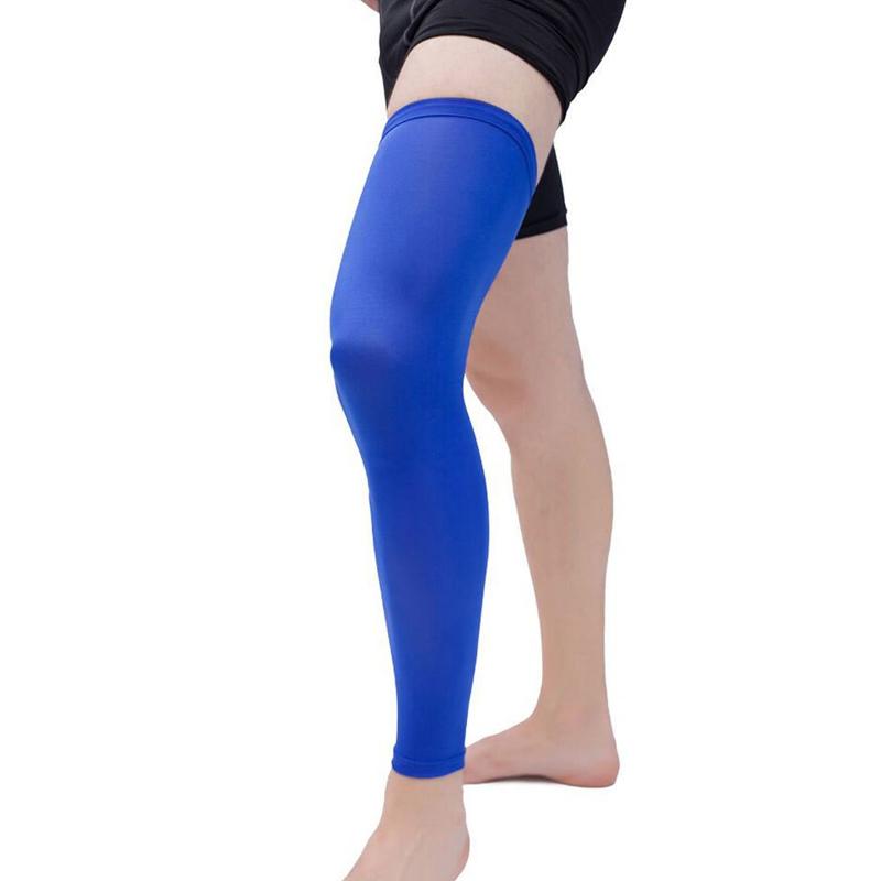 1 шт. компрессионные гетры для баскетбола и футбола, велосипедные носки до колена с рукавами до икры, УФ-солнце, дышащие гетры для мужчин и женщин