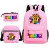 Игровые товары Rhythm Box Школьная сумка Sprunki Мультяшный Рюкзак Созвездие Сумка-портфель Набор из трех предметов