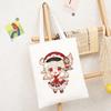 Genshin Impact Game Shoper Kawaii Bags Cute Cartoon Shopper Canvas Tote Bag Shopee Store Shoppers Handbags Women Shopping Bag