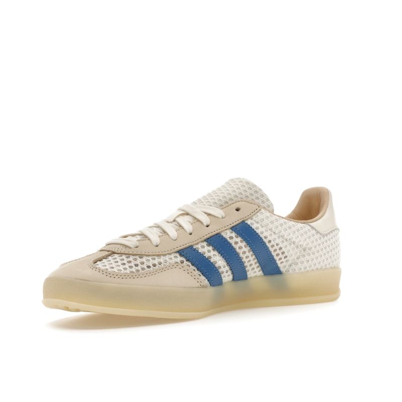 Adidas Gazelle Indoor Off White Focus Blue Men Sneakers Cream Warm-Vanilla JH5419