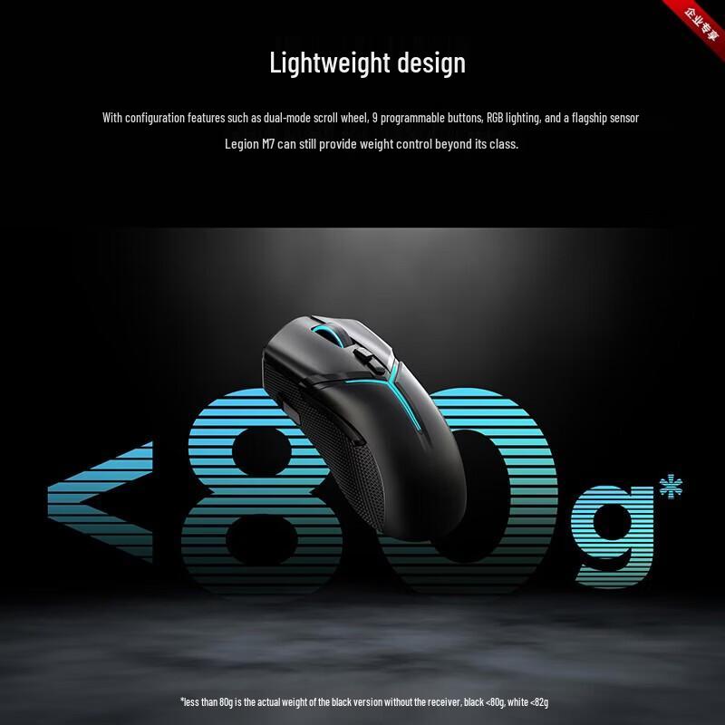 Lenovo Беспроводная игровая мышь Legion M7 с тремя режимами