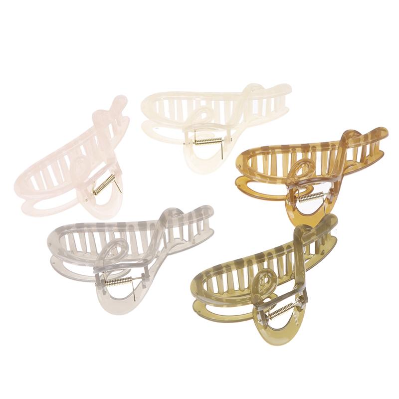 Большие заколки-крабы для густых волос, аксессуары, женский головной убор, Ins, пластиковые, зажим-краб, заколки для волос, подарки