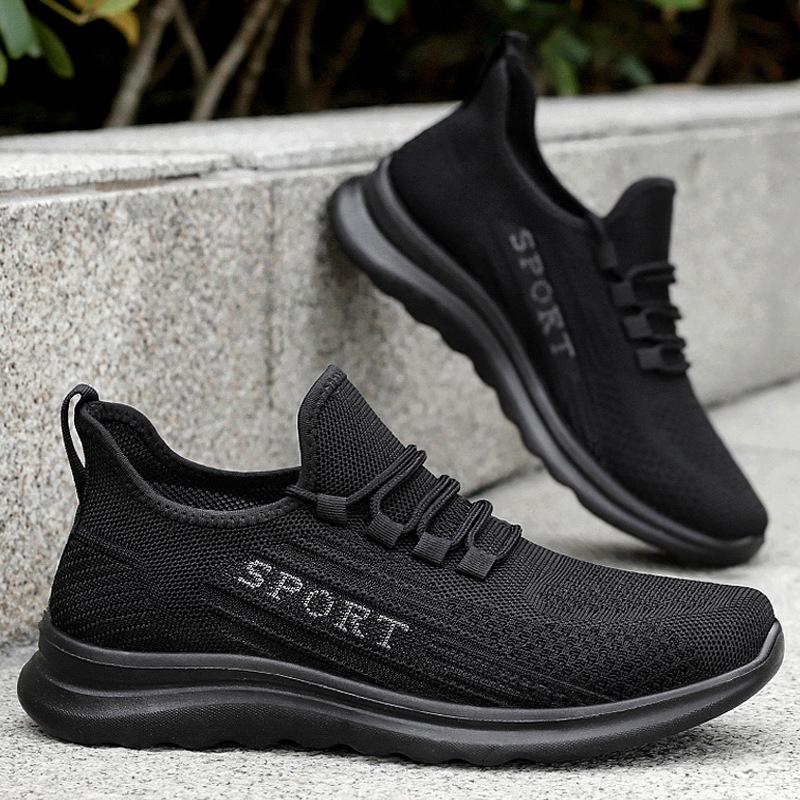Fashion Spring and Summer New Breathable Men's Shoes, Thin, Anti Slip and Wear-resistant Running Sports and Leisure Shoes