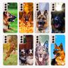 German Shepherds Dogs For Samsung Galaxy S22 Pro S21 S20 FE Ultra S10 S10E Lite S9 S8 Plus S7 S6 Edge Soft Phone Case