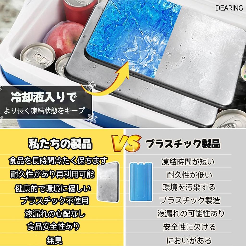 Пакеты со льдом из нержавеющей стали Летняя улучшенная модель Невероятный холод Идеальное решение для охлаждения при катастрофах и Идеально для катастроф Упаковка Мощных,