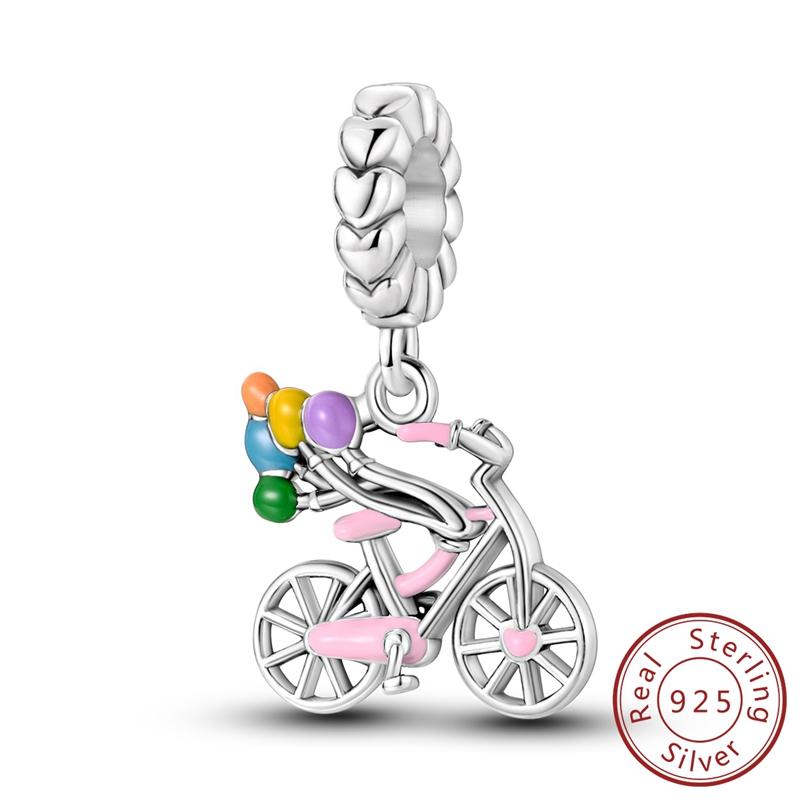 Настоящая медь Циркон Бабочка Дорожный кулон Шармы Бусины Подходят для оригинального колье-браслета Mula Женские украшения