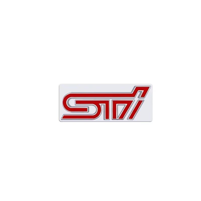 STI Emblem 3D Metal Car Body Stickers Front Grille Rear Trunk Badge for Subaru Legacy Impreza XV BRZ Forester WRX Levorg Outback WW5