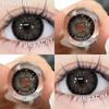 FUNSACHY 1Pair Black Color Contact Lenses Brown Gray Lens for Eyes Blue Lens Cosmetic Fashion Korean SoftlensWomen Beauty Pupil