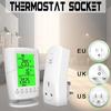 TS-2000 Программируемая беспроводная розетка термостата Домашняя интеллектуальная розетка контроля температуры