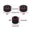 Gearbox Gear Set, Steel 33T Spur Gear & 20T Pinion Gear 51506 Replacement for Tamiya XV01 TD2 TD4 BB 01
