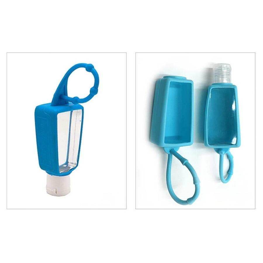 30 мл Дезинфицирующее средство для рук Бутылка с крючком Силиконовый чехол, Чехол для флакона духов Портативная Автомобильная бутылка для дезинфекции Комар