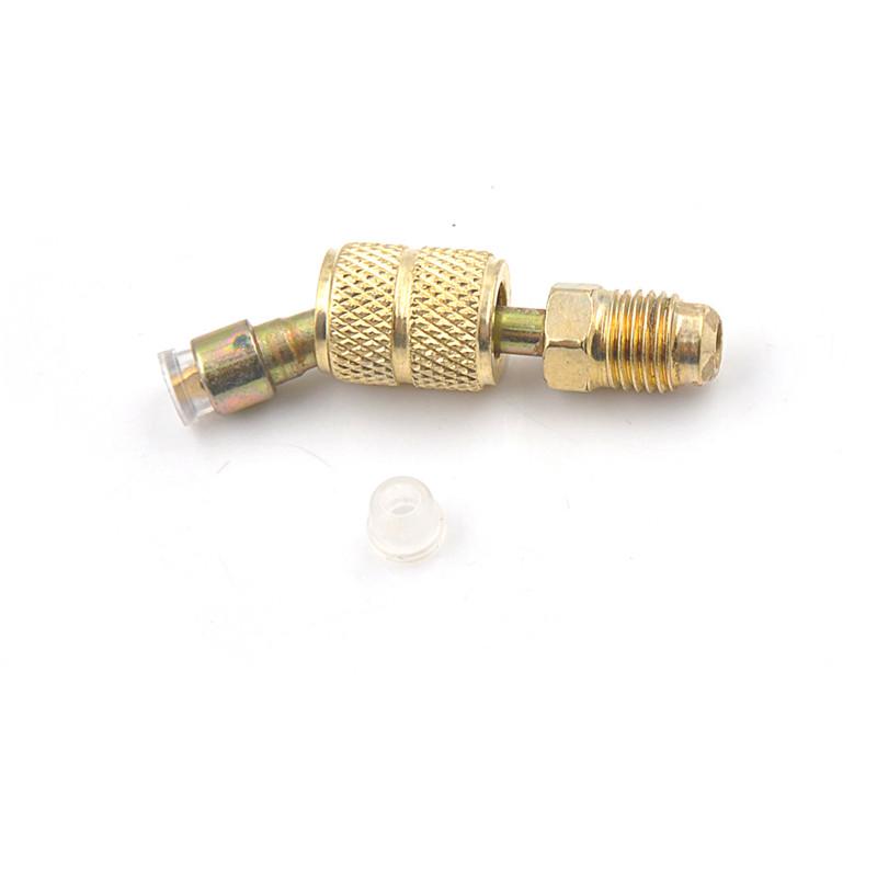 Gauges Hose Air Conditioner Refrigeration Adapter Connector Adaptor