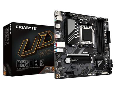 Gigabyte Материнская плата B650M K AMD AM5 совместимая с сокетом MB6240 Micro-ATX