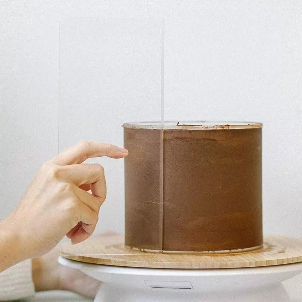 Rectangular Cake Scraper Clear Cake Decorating Scraper New Frosting Scraper