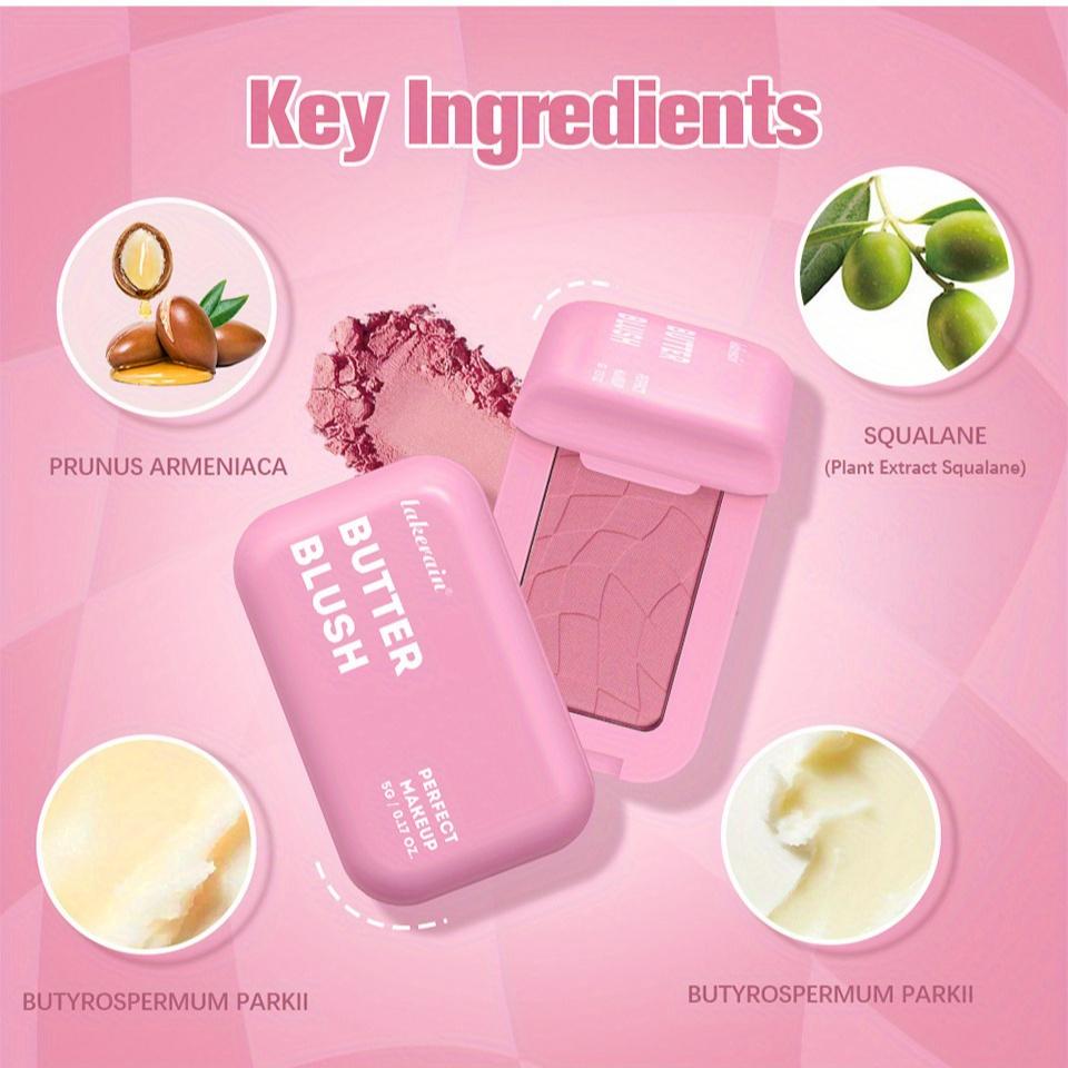 Butter Blush Cream Boosts Complexion, Highlights, Contours, and Matte Rouge Brightens and Improves Complexion Cream Blush