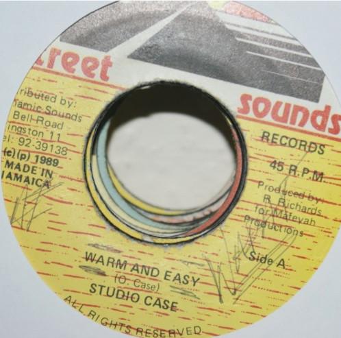7inch Record ORVILLE BAGGA CASE Warm And Easy NONE Street Sounds R 1989 Jamaica Reggae Ska Dub Used