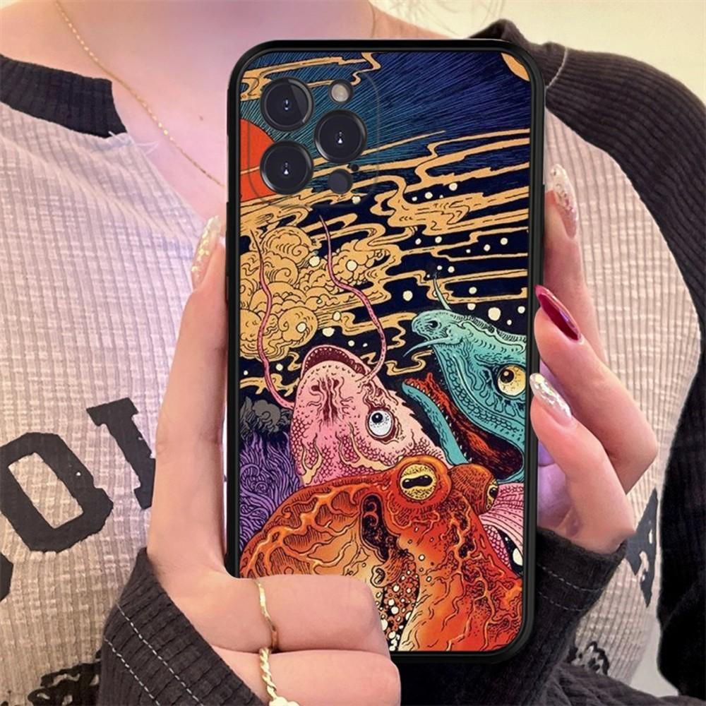 Чехол для телефона «Самурай» для iPhone Samsung Galaxy Redmi Xiaomi Oppo OnePlus Note SA 7 8 9 10 11 12 13 14 20 21 22 23 53 54 Pro Max Plus Ultra TPU Soft