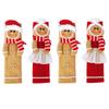 Flannel Gingerbread Man Refrigerator Handle Decoration - Christmas Gift